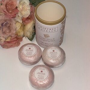 Crabtree & Evelyn Ginger Spice & Everything Nice Triple Milled Soap Set NEW